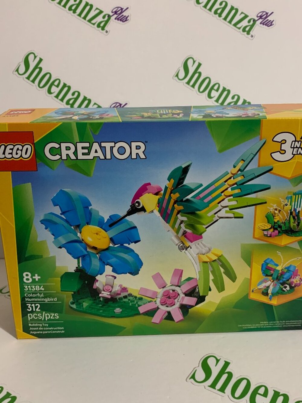 LEGO 31384 Creator 3 in 1 Set Wild Animals Colorful Hummingbird Butterfly Fish